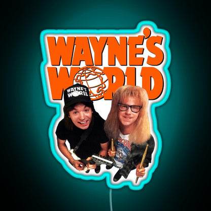 Waynes World Rgb Led Sign