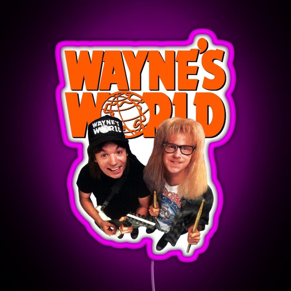 Waynes World Rgb Led Sign - Shineneon