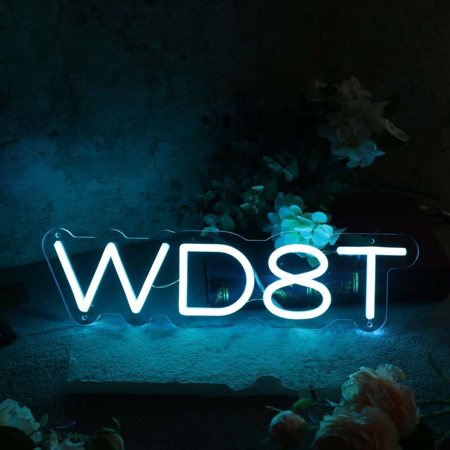 Wd8t Blue Led Neon Sign - Shineneon