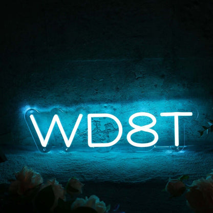Wd8t Blue Led Neon Sign - Shineneon