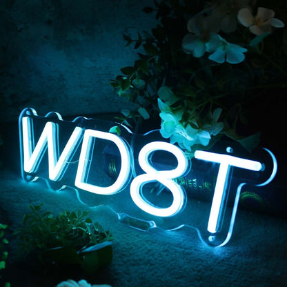 Wd8t Blue Led Neon Sign - Shineneon