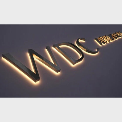 Wdc Appliance 3D Backlit Channel Letters Led Light Sign - Shineneon