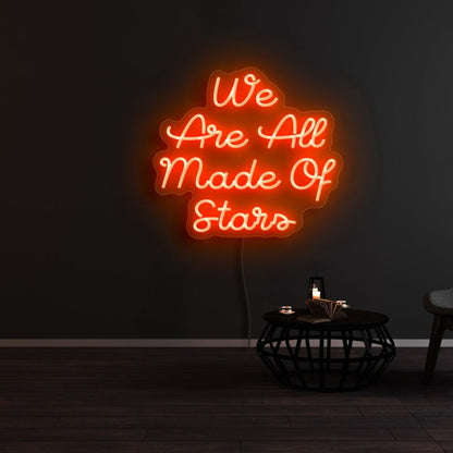 We Are All Made Of Stars Led Neon Sign | Shineneon
