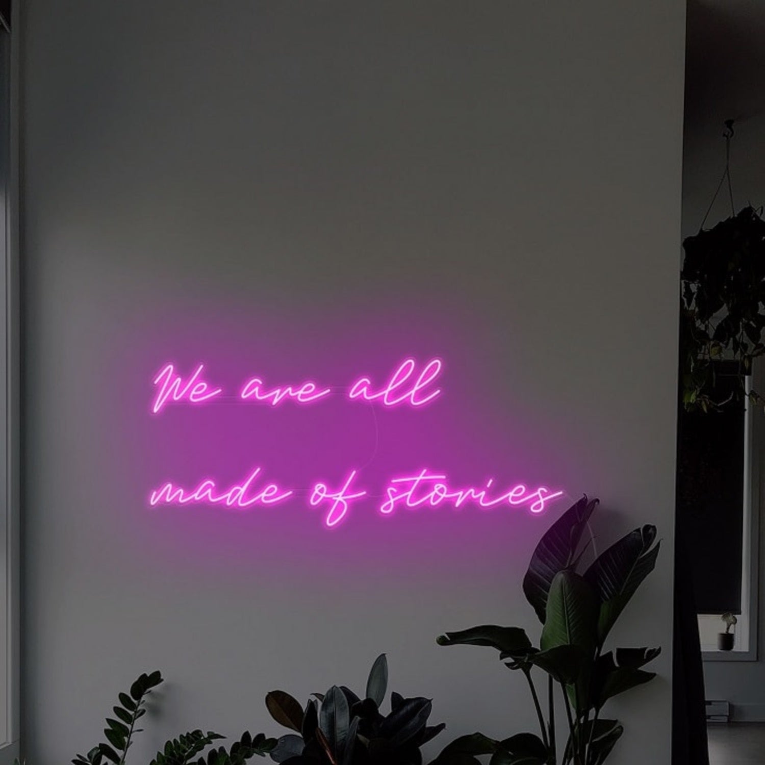 We Are All Made Of Stories Led Neon Sign Wall Art Wall Decor | Shineneon