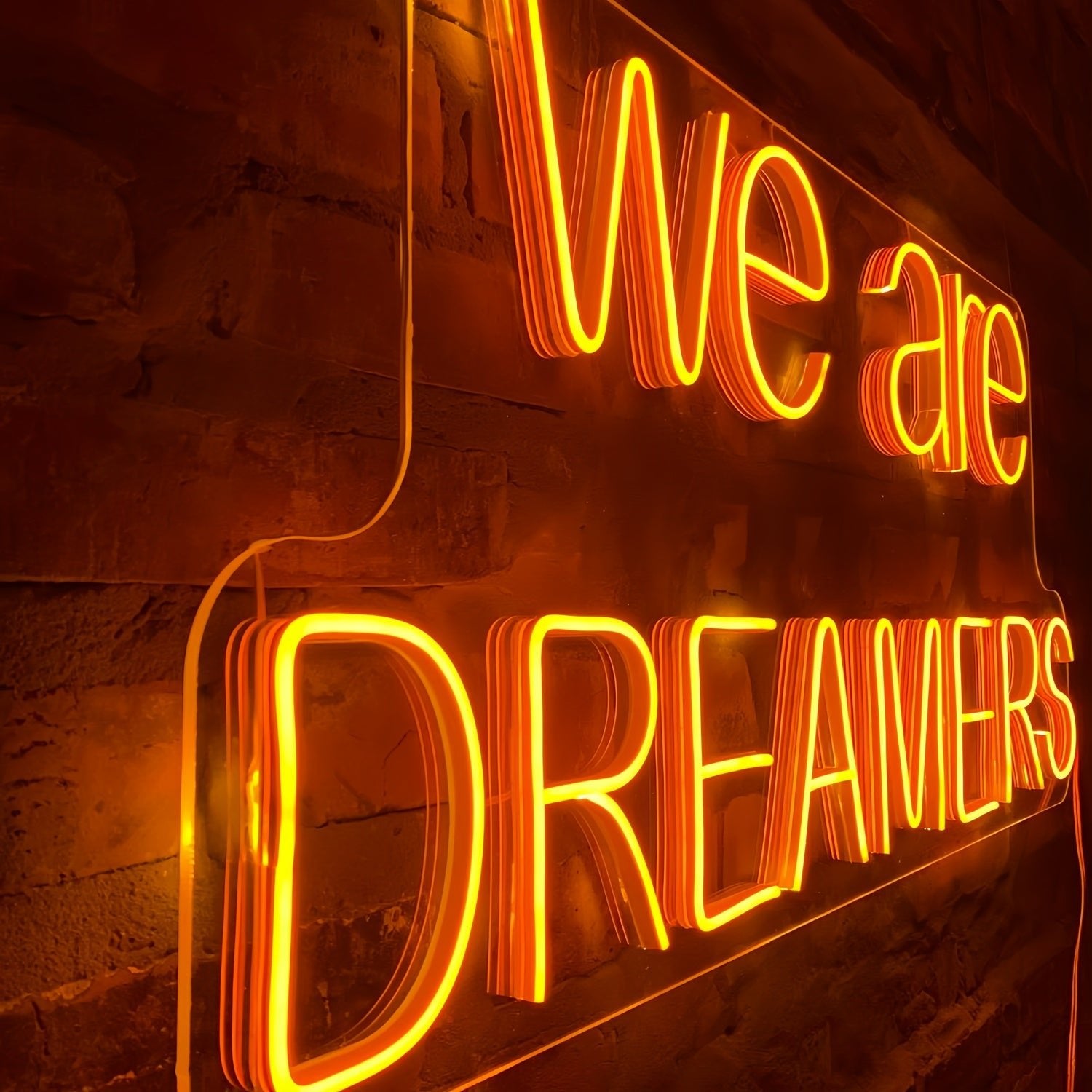We Are Dreamers Led Neon Sign Let Your Dreams Light The Way - Shineneon