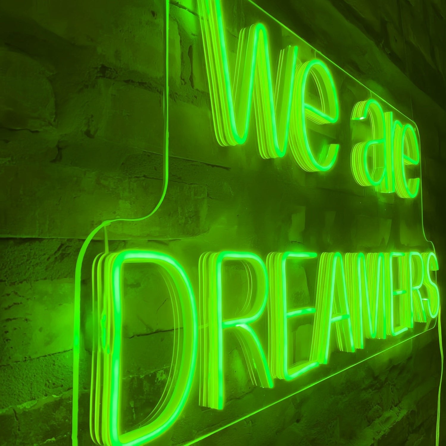 We Are Dreamers Led Neon Sign Let Your Dreams Light The Way - Shineneon