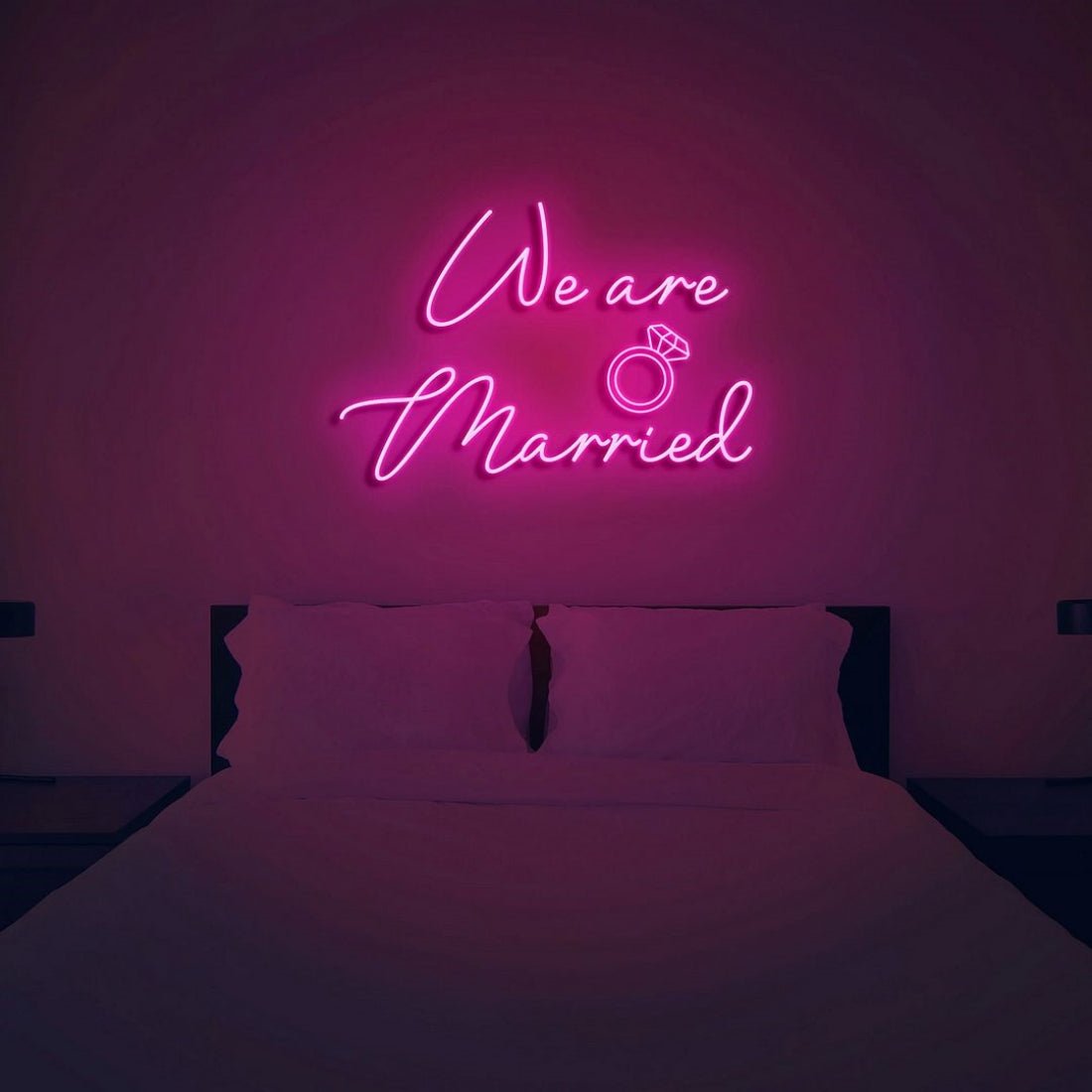 We Are Married Led Sign Business Neon Sign - Shineneon