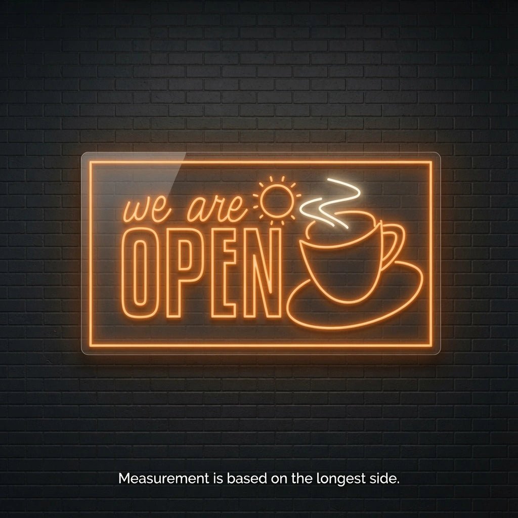 We Are Open LED Neon Sign - Shineneon