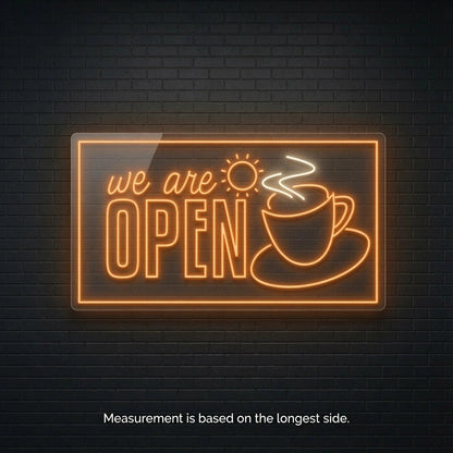 We Are Open LED Neon Sign - Shineneon