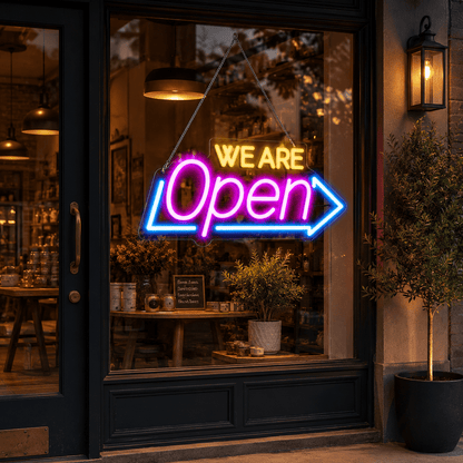 We Are Open LED Neon Sign Home Wall Art - Shineneon