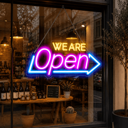 We Are Open LED Neon Sign Home Wall Art - Shineneon