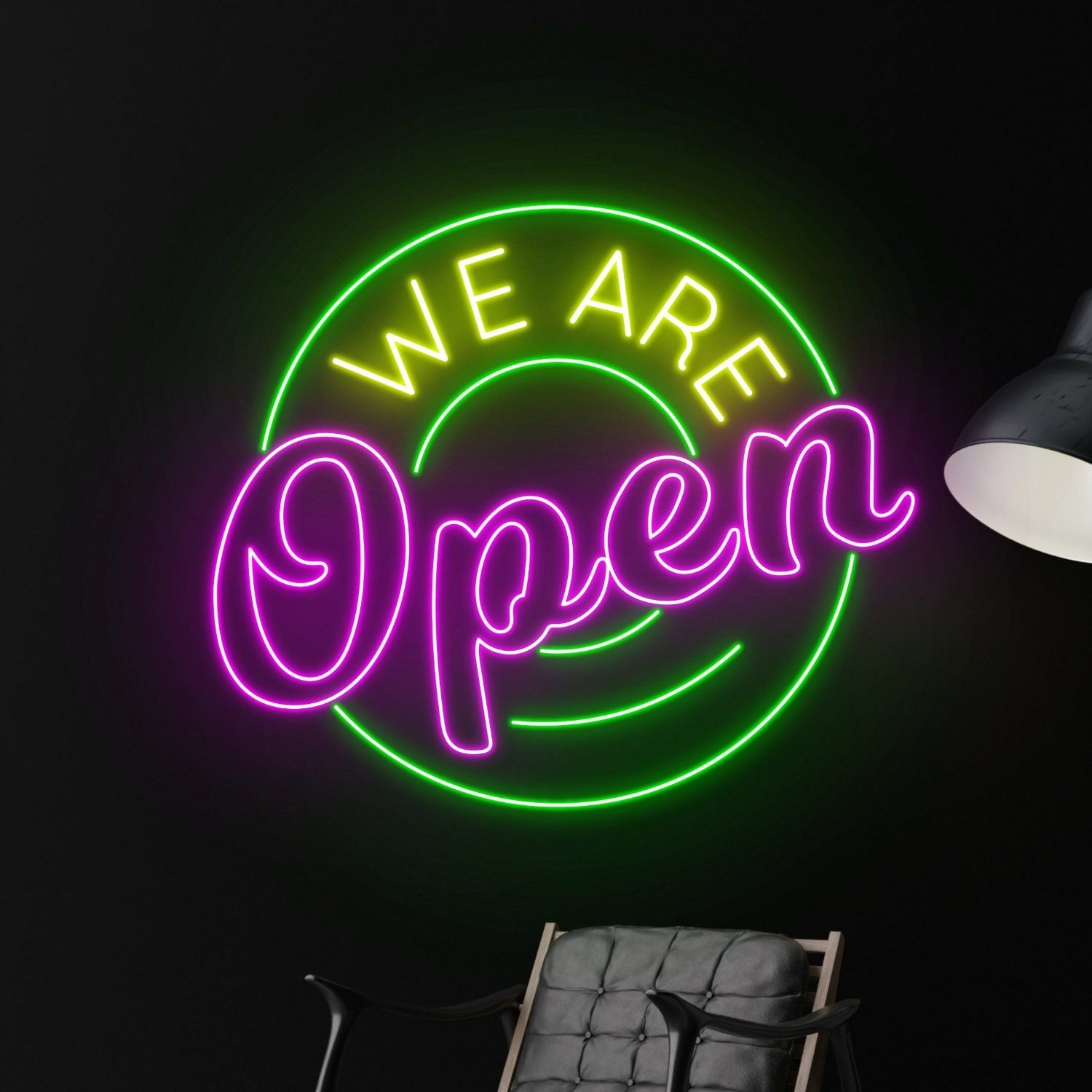 We Are Open Led Neon Sign Restaurant Welcome Decor | Shineneon