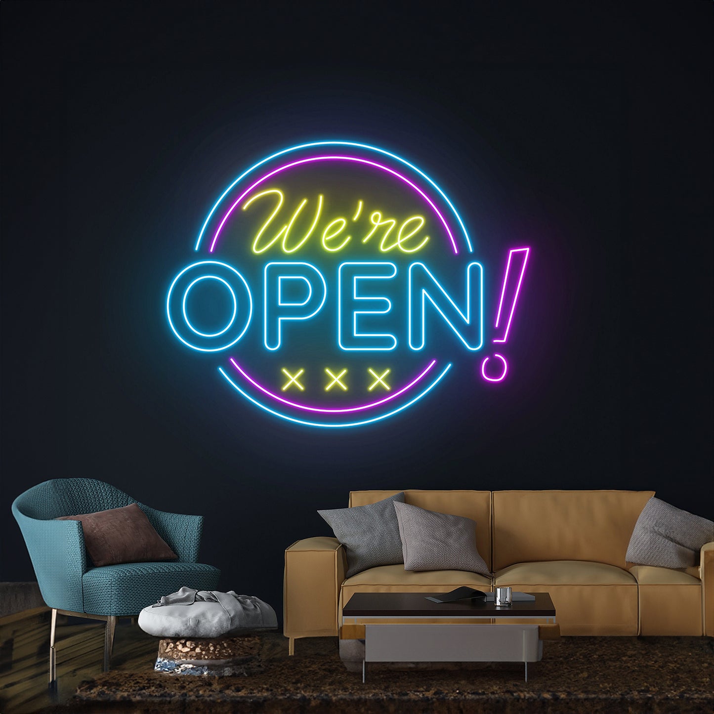 We Are Open Neon Signs