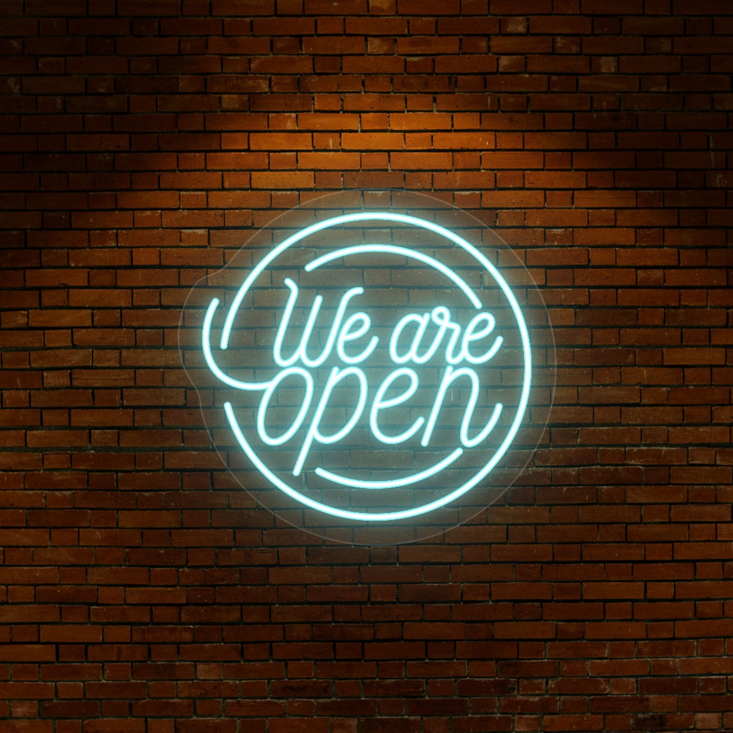 We Are Open Round Led Neon Sign | Shineneon