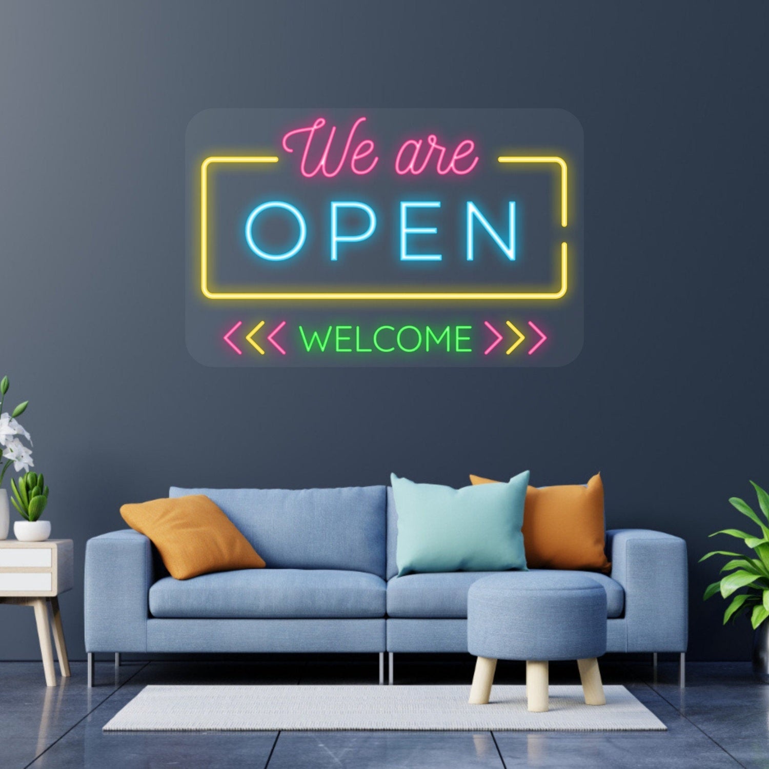 We Are Open Welcome Neon Sign Business Decorations | Shineneon