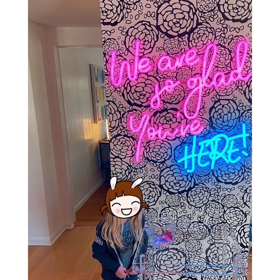 We Are So Glad Youre Here Led Sign Business Neon Sign - Shineneon