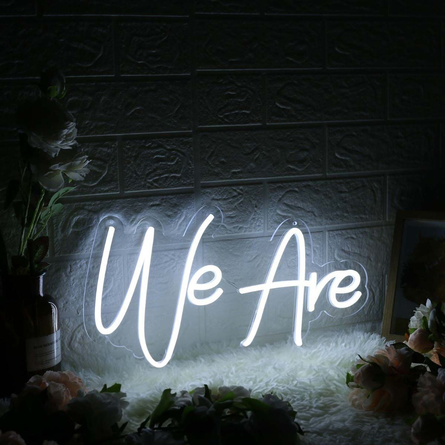 We Are White Custom Led Neon Sign - Shineneon