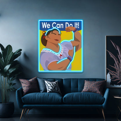We Can Do It Luisa Artwork Neon Signs Custom | Shineneon