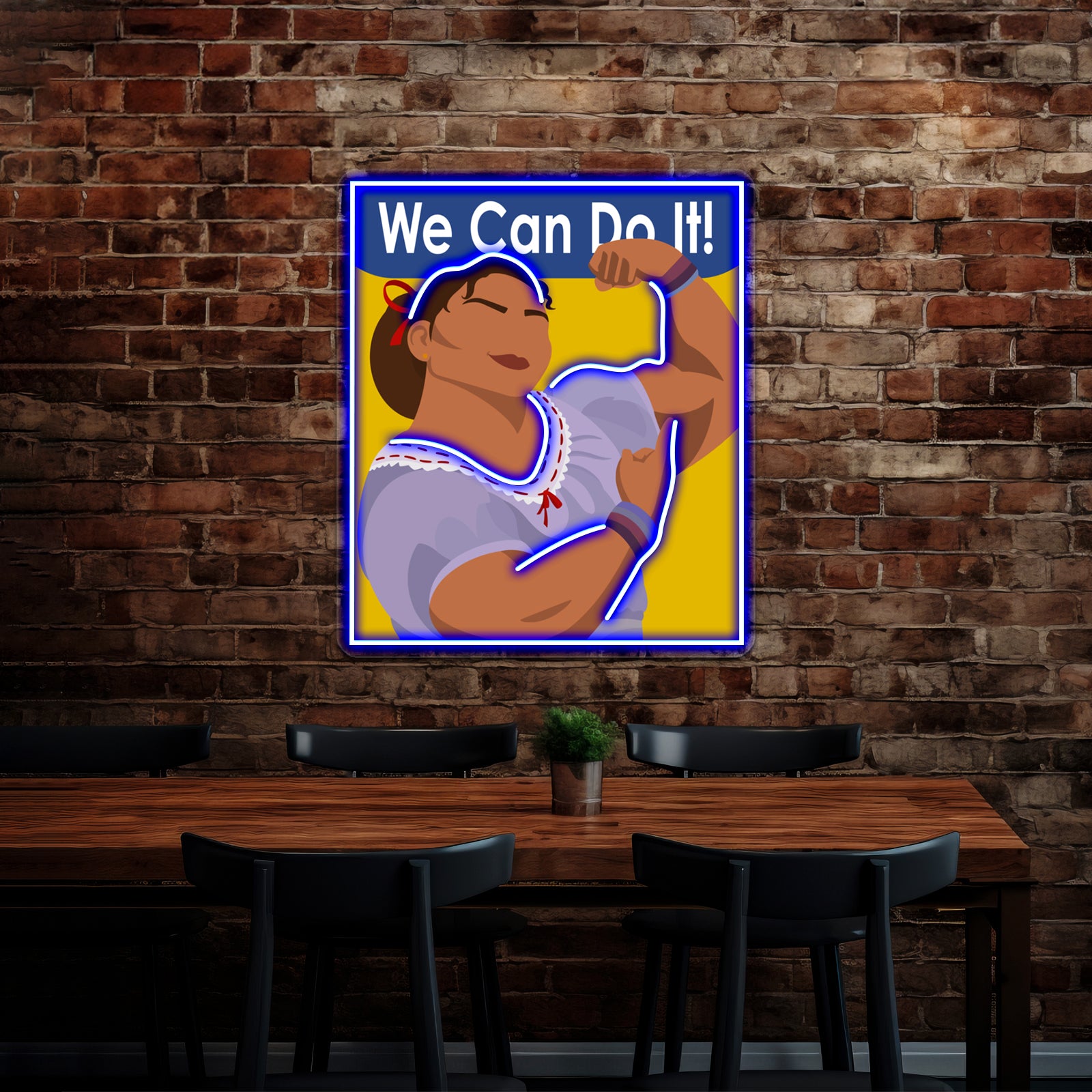 We Can Do It Luisa Artwork Neon Signs Custom | Shineneon