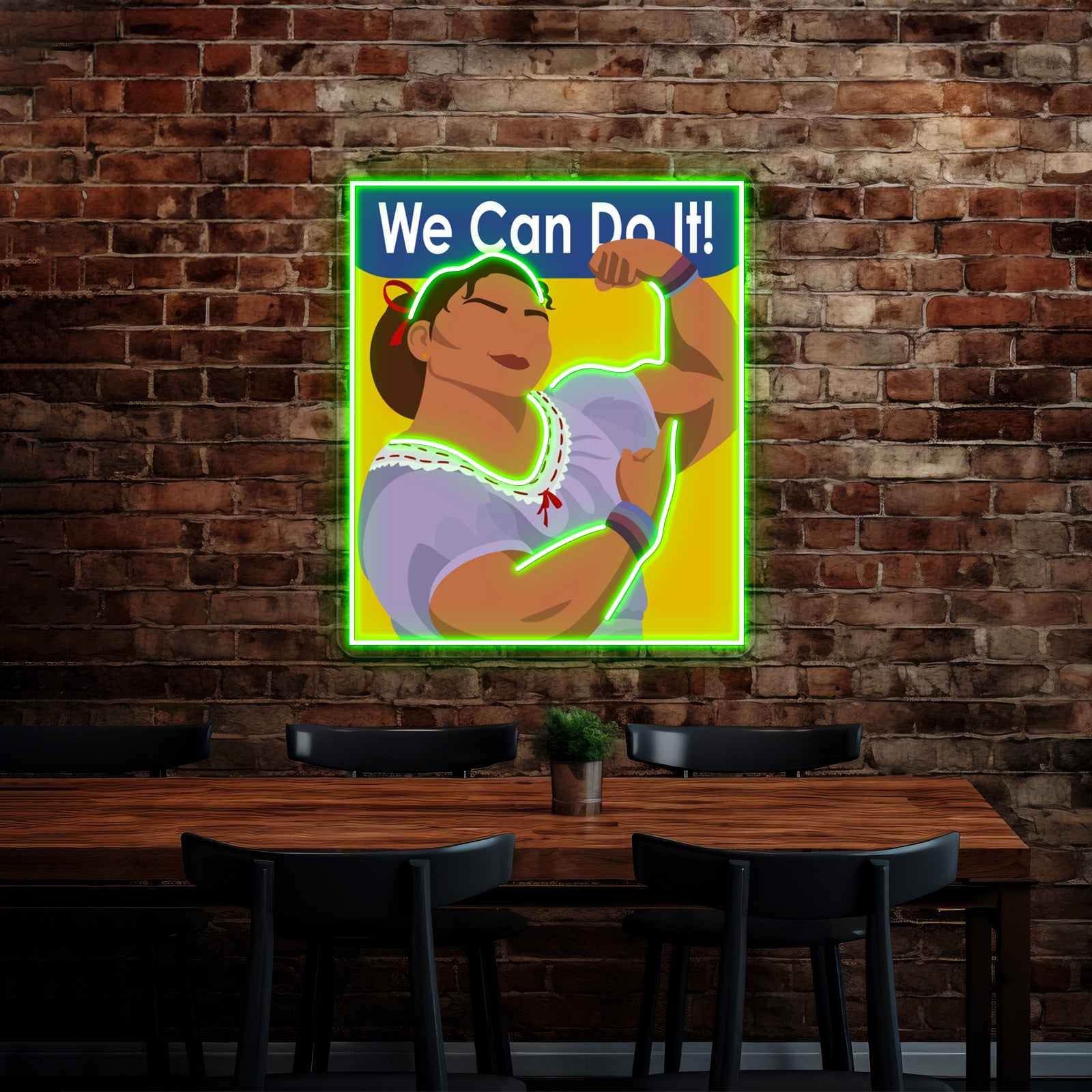 We Can Do It Luisa Artwork Neon Signs Custom | Shineneon