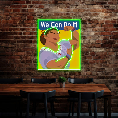 We Can Do It Luisa Artwork Neon Signs Custom | Shineneon