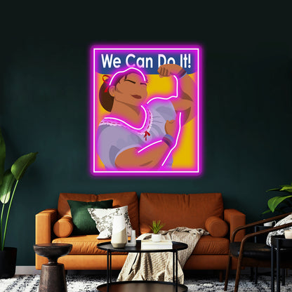 We Can Do It Luisa Artwork Neon Signs Custom | Shineneon