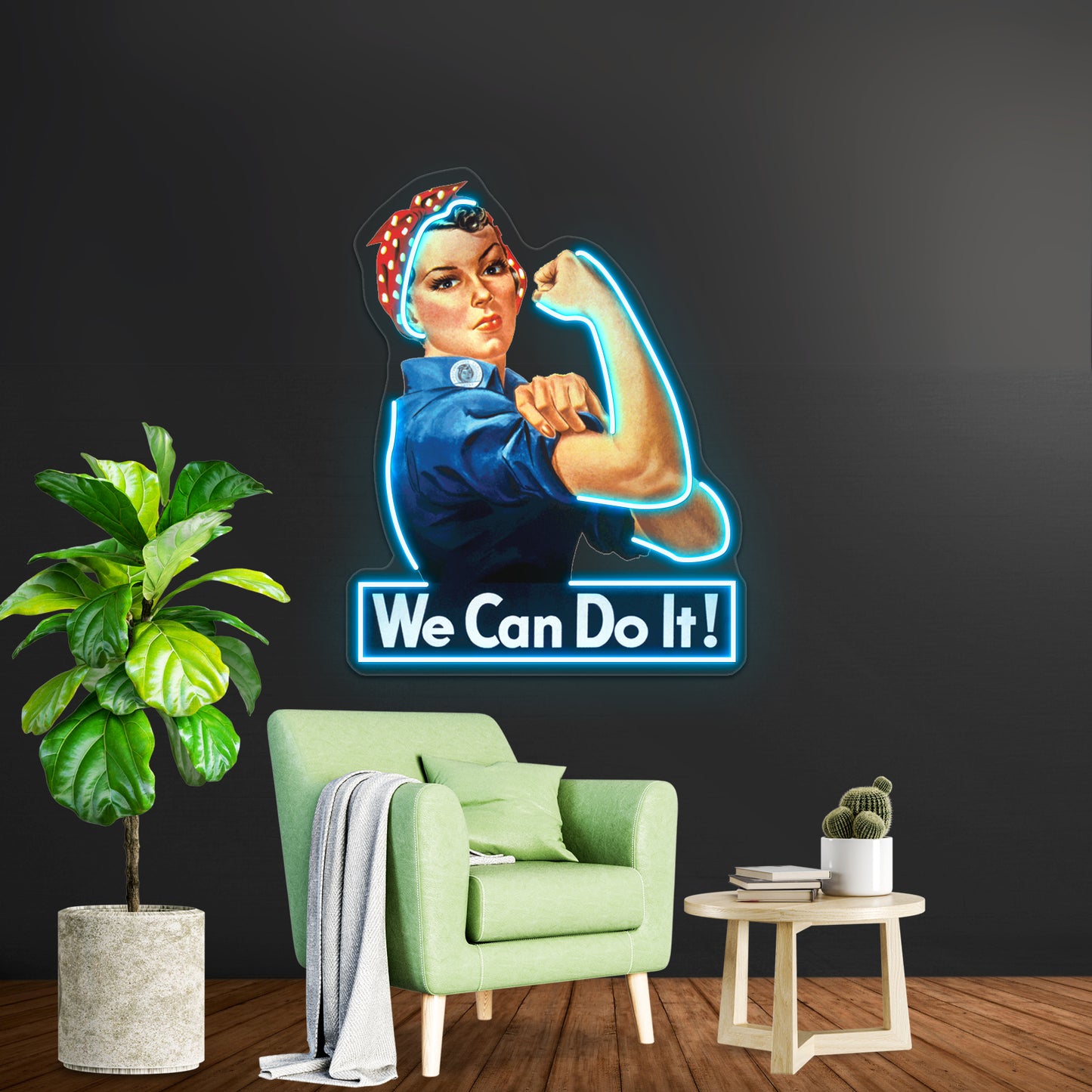 We Can Do It Pop Artwork Neon Signs Custom