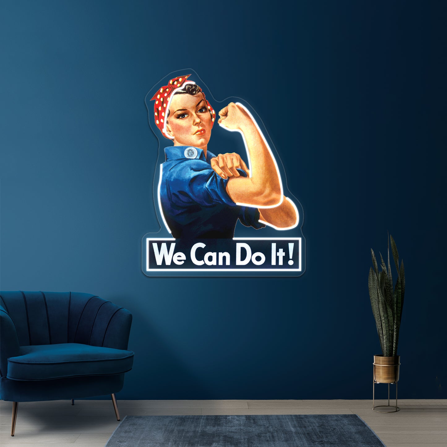 We Can Do It Pop Artwork Neon Signs Custom