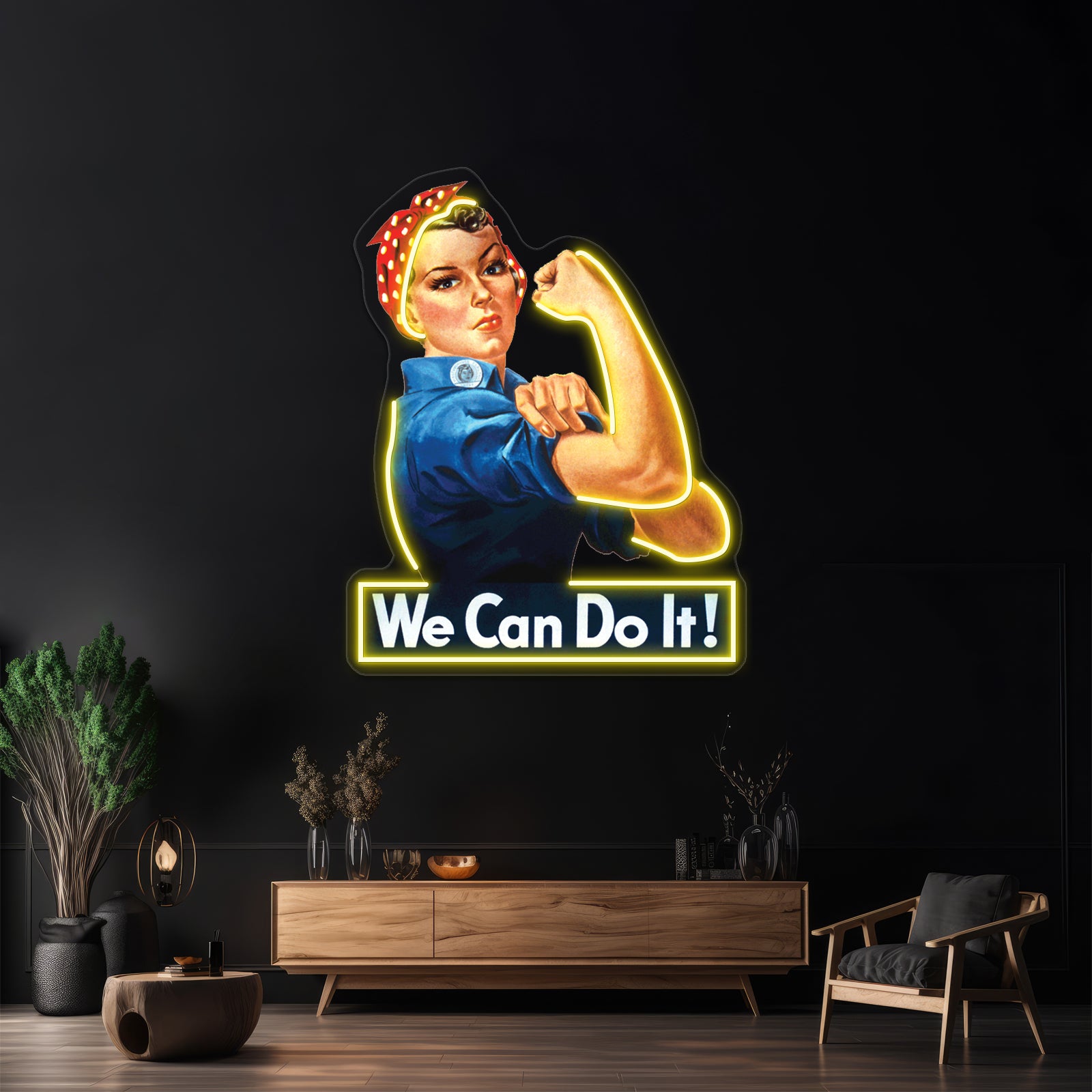 We Can Do It Pop Artwork Neon Signs Custom | Shineneon