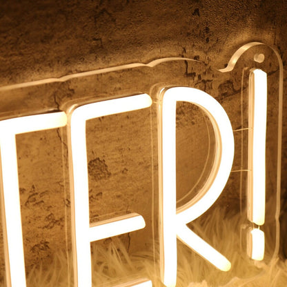 We Cater Yellow Custom Led Neon Sign - Shineneon