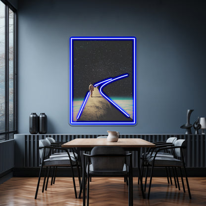 We Chose This Road My Dear Artwork Neon Signs Custom | Shineneon