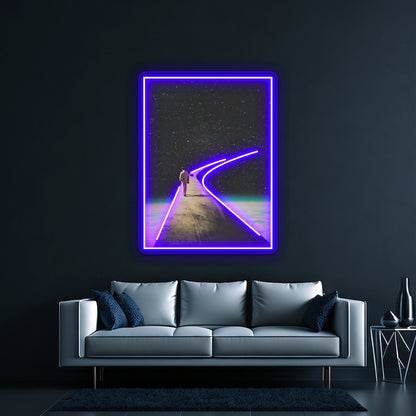 We Chose This Road My Dear Artwork Neon Signs Custom | Shineneon