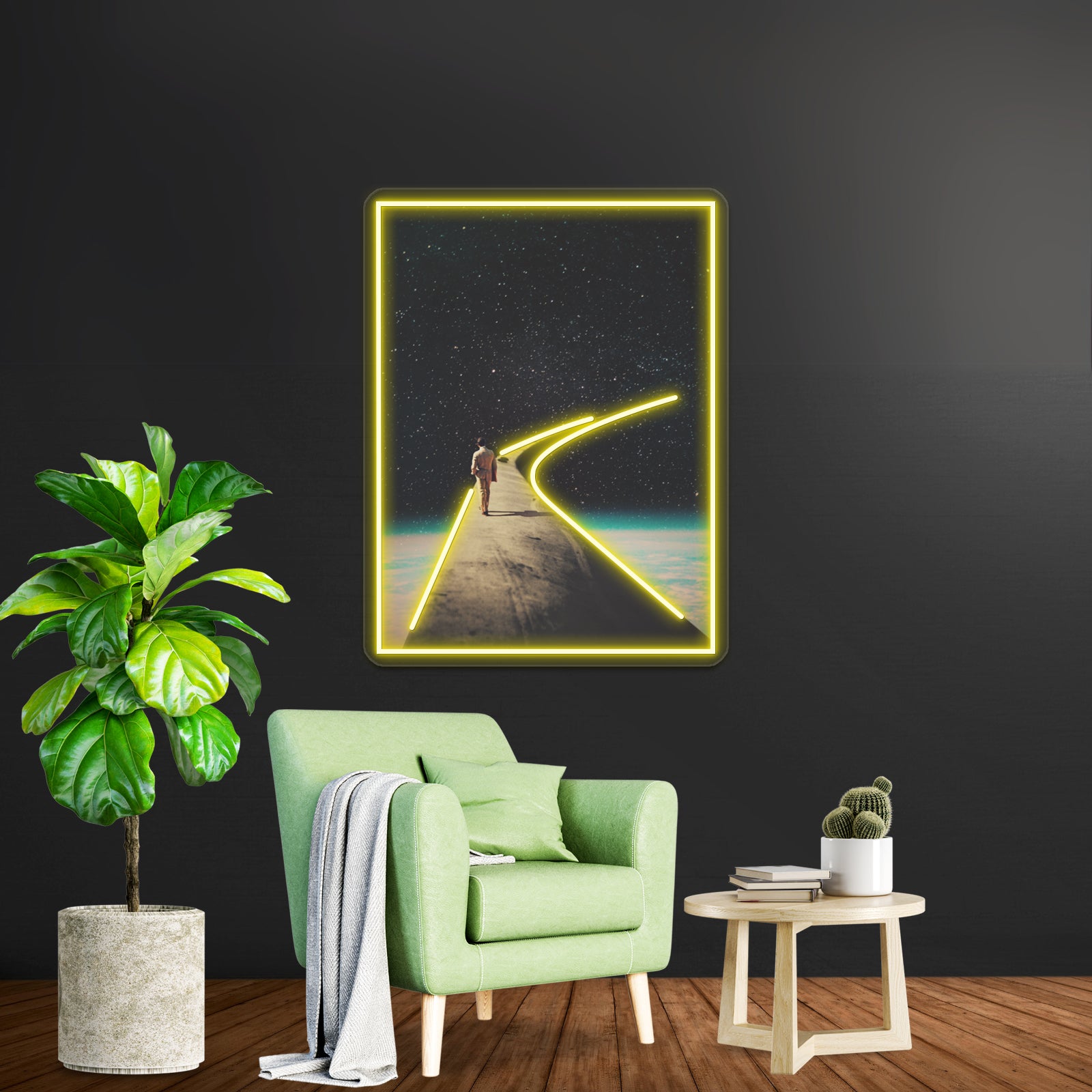 We Chose This Road My Dear Artwork Neon Signs Custom | Shineneon