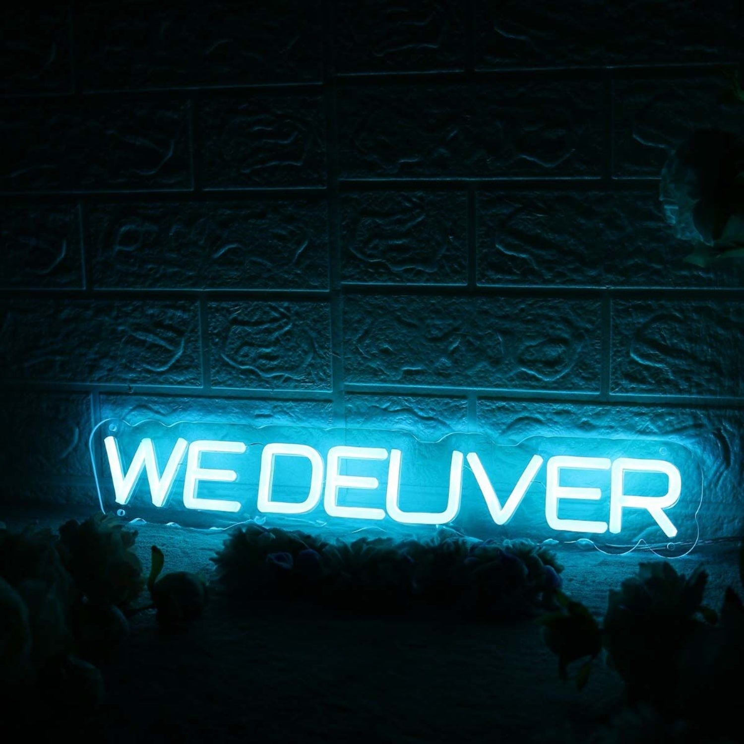 We Deliver Blue Led Neon Sign - Shineneon
