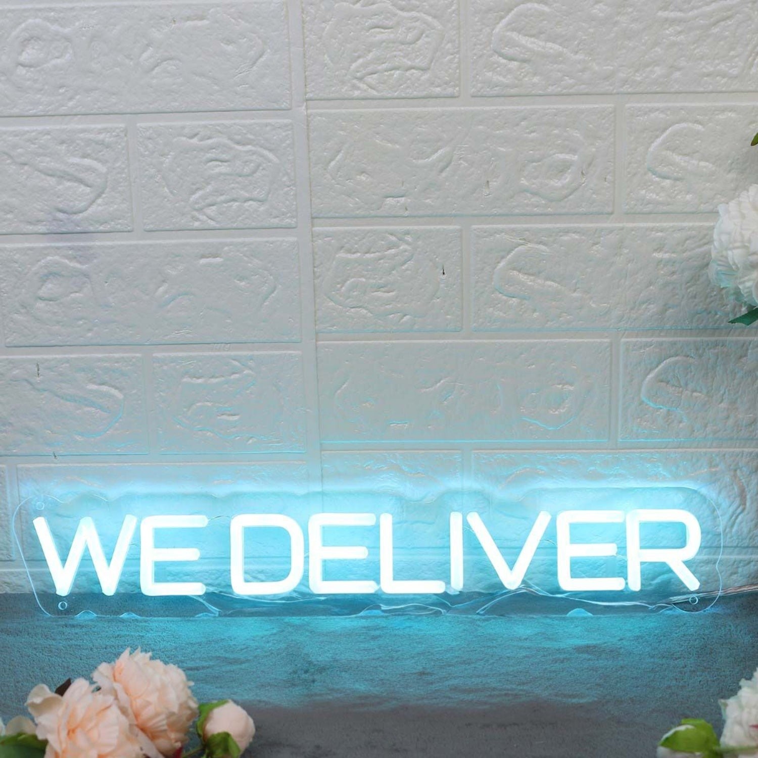We Deliver Blue Led Neon Sign - Shineneon
