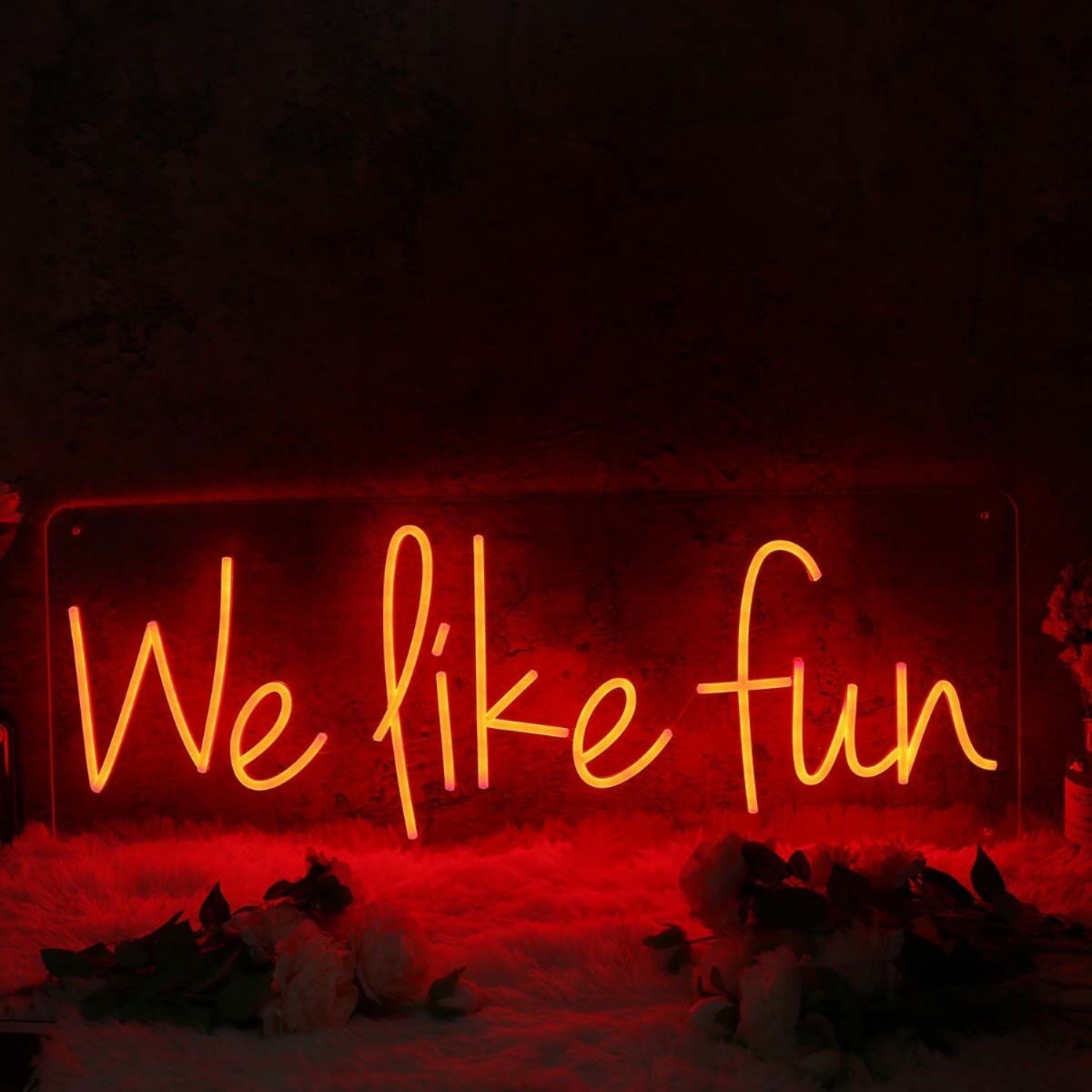We Like Fun Red Led Neon Sign - Shineneon