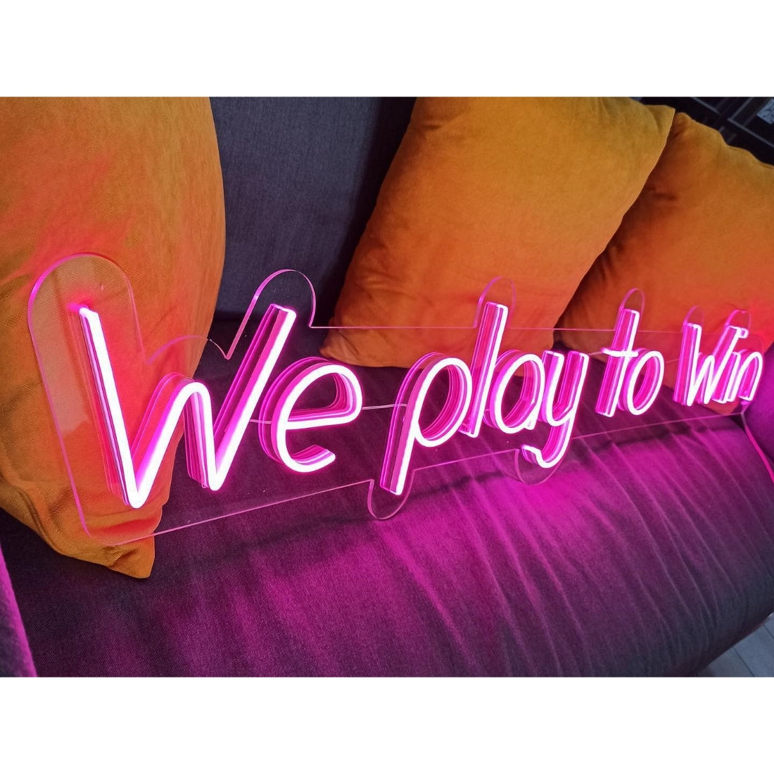 We Play To Win Led Sign Business Neon Sign