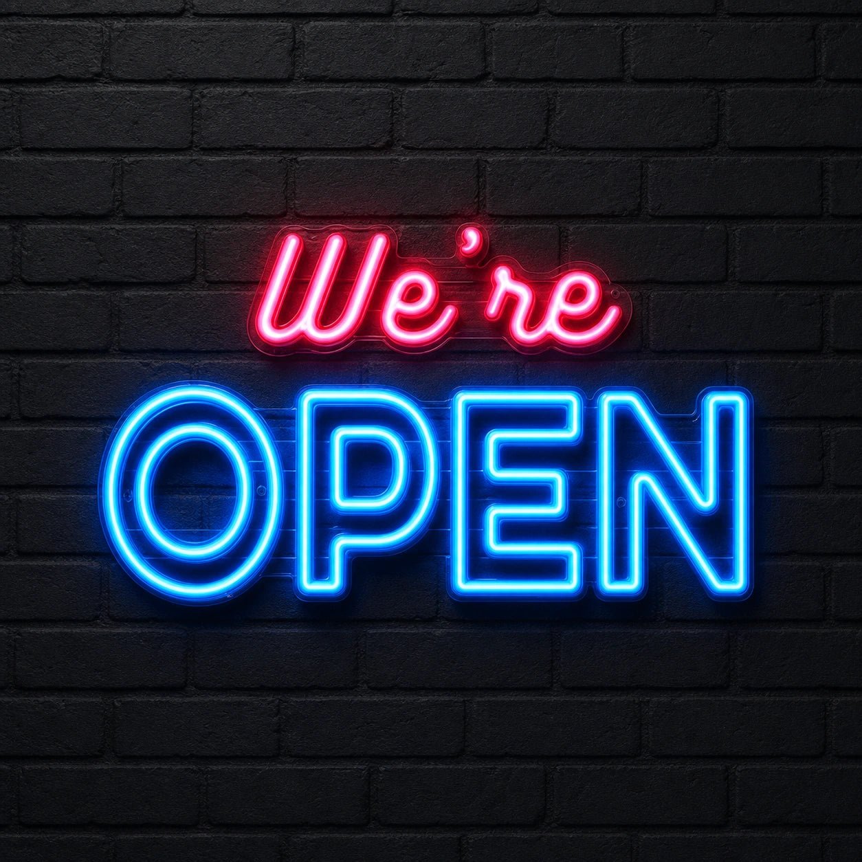 We Re Open LED Neon Sign - Shineneon