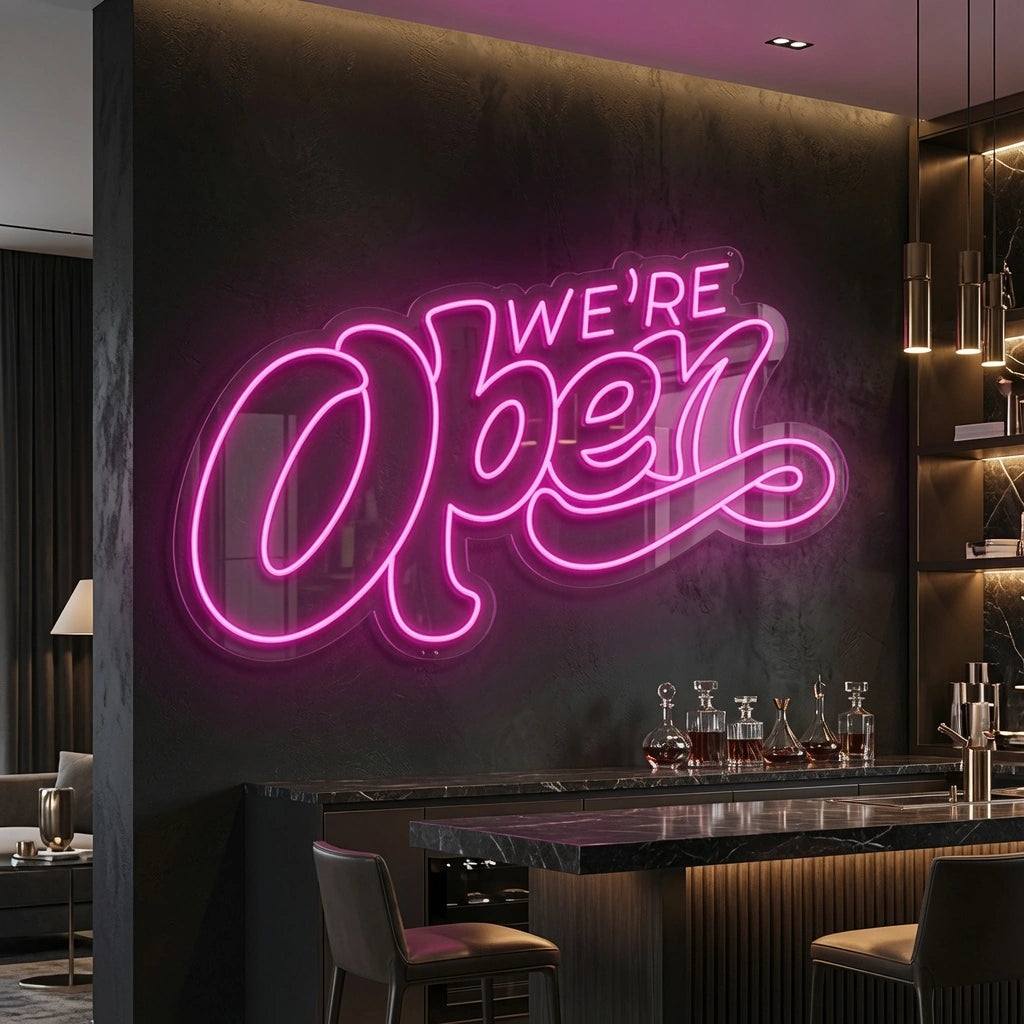 We Re Open Wall Decor LED Neon Sign - 02 High-Converting Product Image
