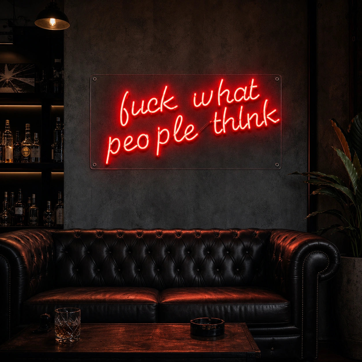 We Re What People Think LED Neon Sign high-converting product image