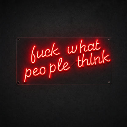 We Re What People Think LED Neon Sign main product image
