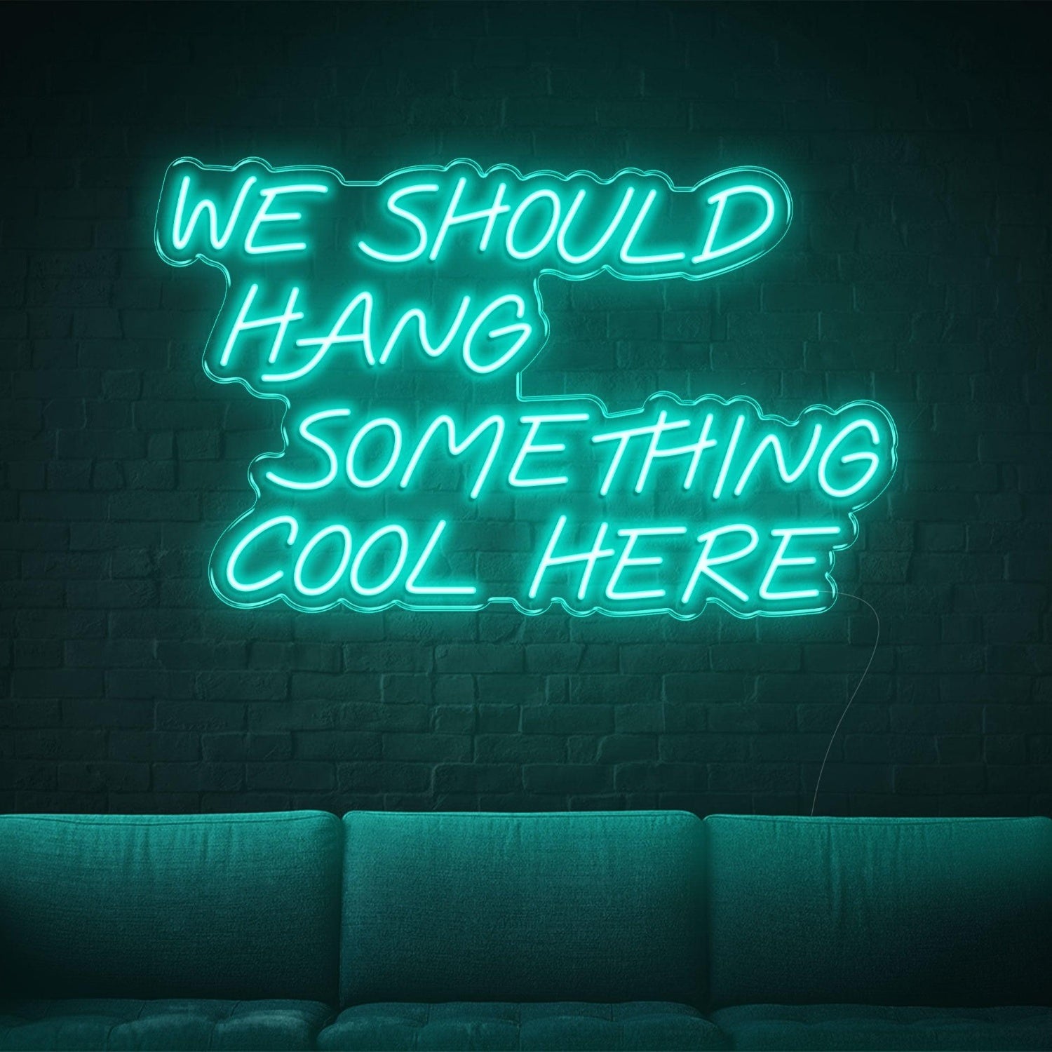 We Should Hang Something Cool Here Warm Yellow Led Neon Sign For Wall Decor | Shineneon