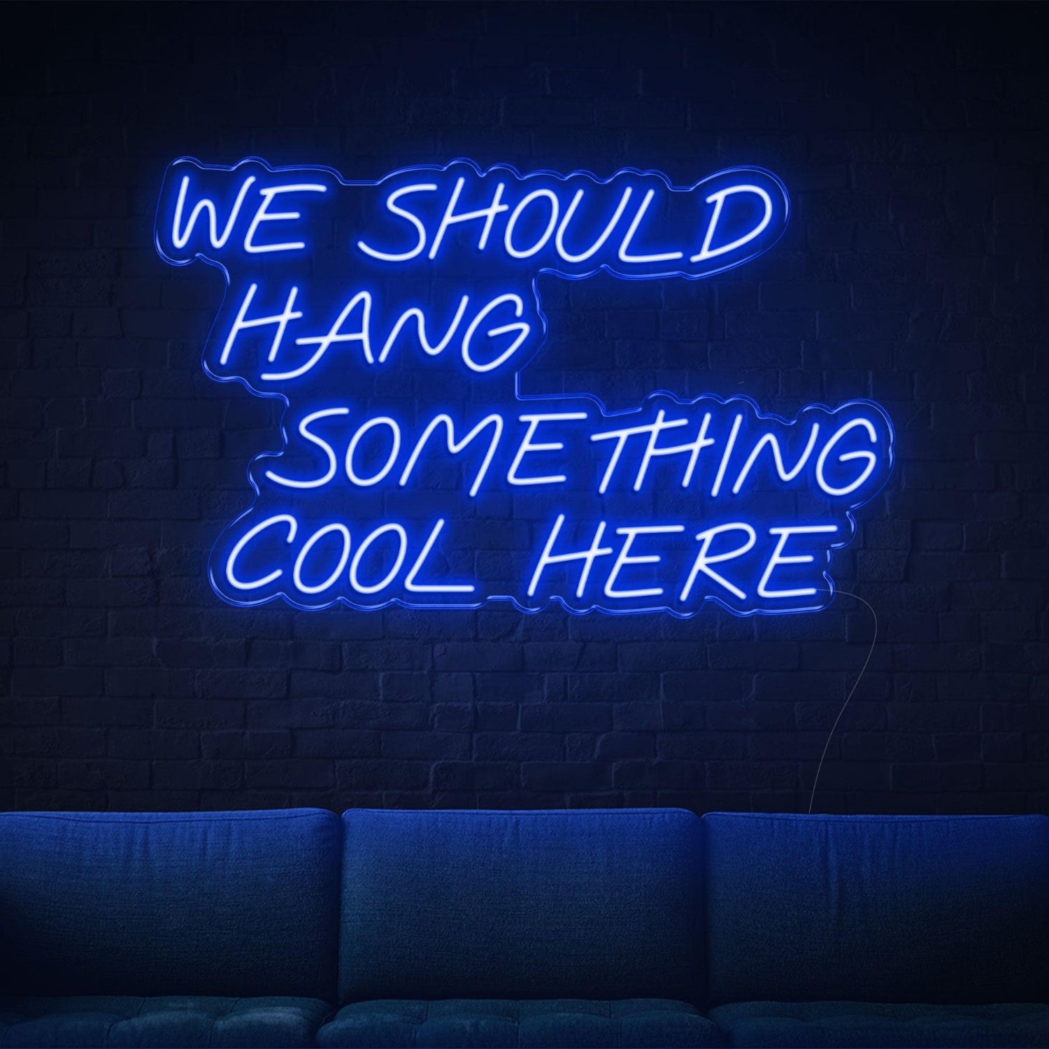 We Should Hang Something Cool Here Warm Yellow Led Neon Sign For Wall Decor | Shineneon