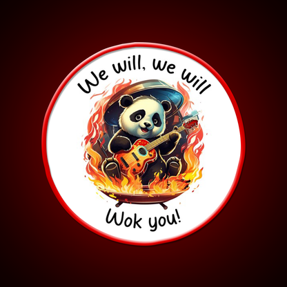 We Will Wok You Led Neon Sign Chinese Food Rgb Color