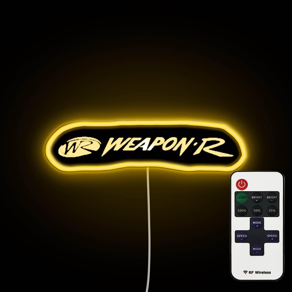 Weapons R Logo Neon Sign - Shineneon