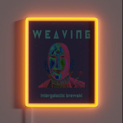 Weaving Intergalactic Brewski Rgb Led Neon Sign - Shineneon