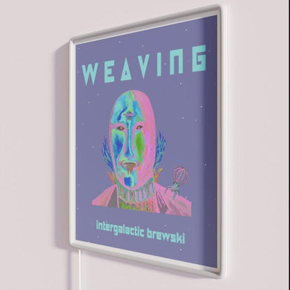 Weaving Intergalactic Brewski Rgb Led Neon Sign - Shineneon
