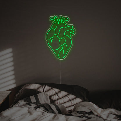 Wedding And Bar Ambiance With Detailed Heart Led Neon Sign | Shineneon