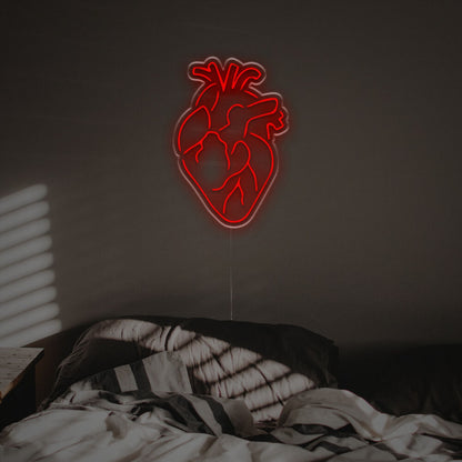 Wedding And Bar Ambiance With Detailed Heart Led Neon Sign | Shineneon
