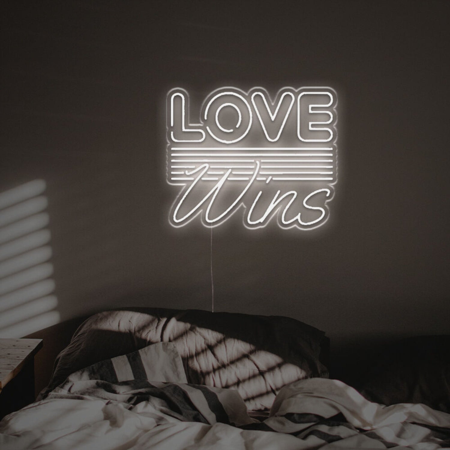 Wedding And Celebrate Equality With The Love Wins Led Neon Sign | Shineneon